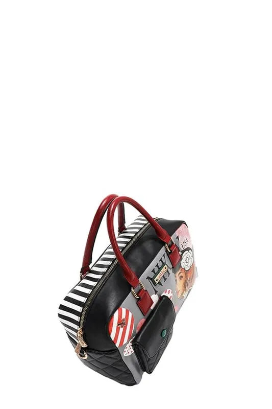 Nicole Lee USA Eco-Leather Boston Bag - Premium Tote Bag from Trendsi - Just $57.99! Shop now at Handbags Specialist Headquarter