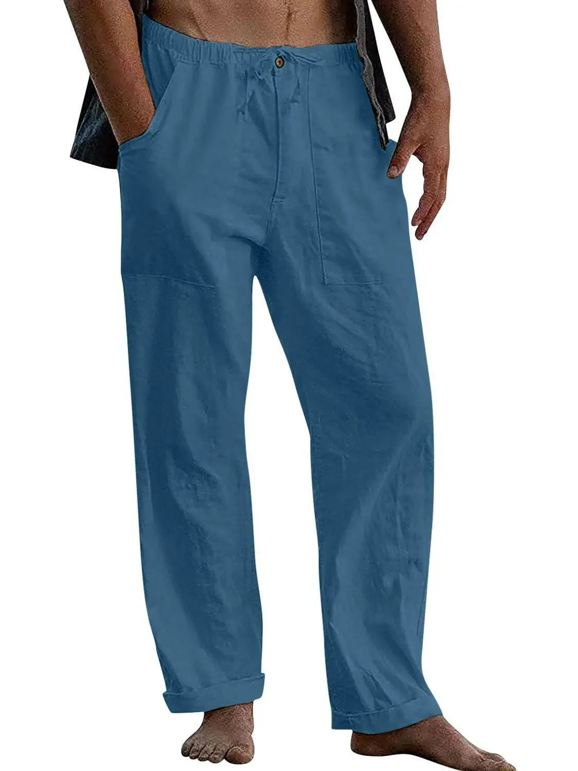 Men's Full Size Loose Fit Pants Plus Size.