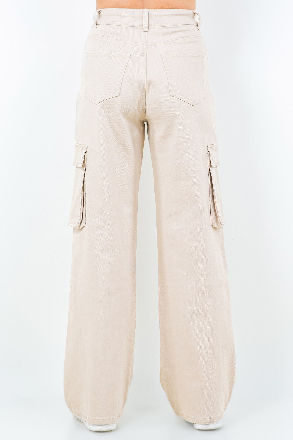 American Bazi Full Size Drawstring Wide Leg Cargo Pants Plus Size - Premium from Trendsi - Just $48.99! Shop now at Handbags Specialist Headquarter