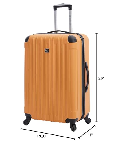 Rose Gold Hardside Luggage Set - 4-Piece Travel Kit