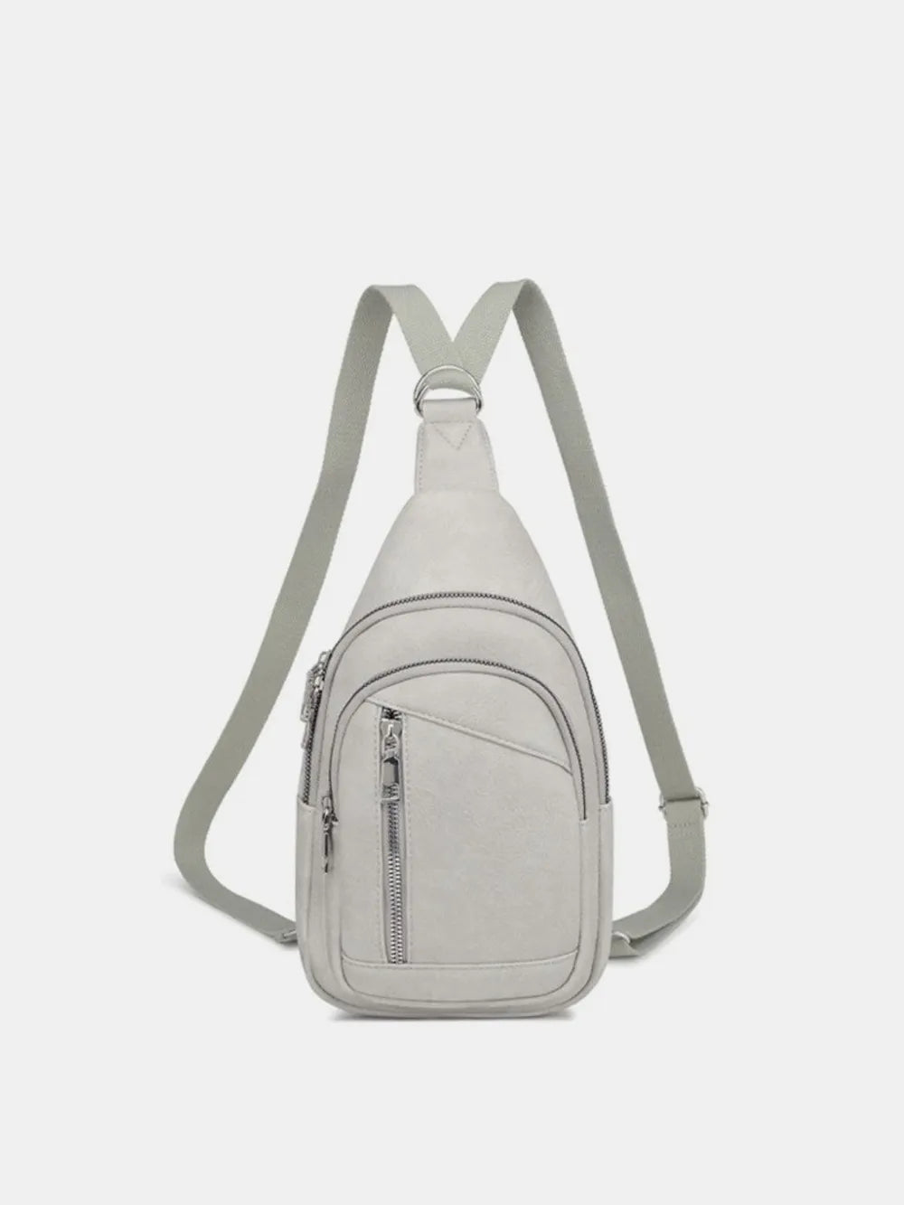 PU Leather Crossbody Bag with Two Detachable Strap - Premium Crossbody Bag from Trendsi - Just $38.99! Shop now at Handbags Specialist Headquarter