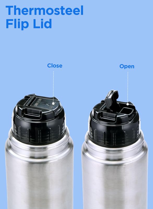 Milton Flip Lid Thermosteel 500ml - 24hr Hot & Cold
