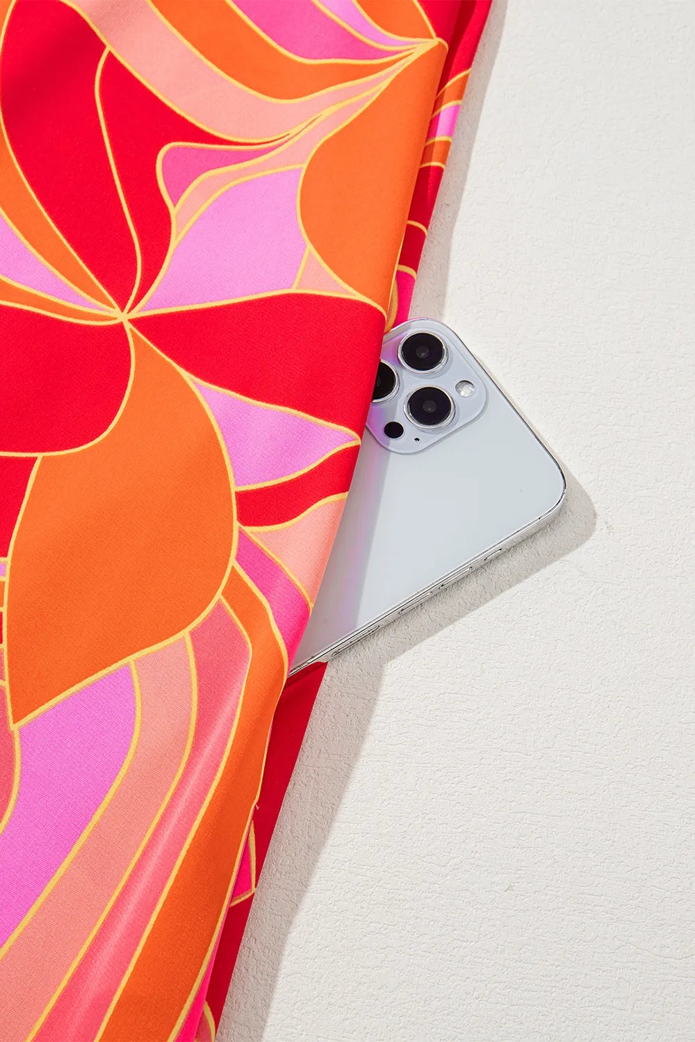 Contrast Grecian Neck Maxi Dress - Premium Maxi Dress from Trendsi - Just $46.99! Shop now at Handbags Specialist Headquarter