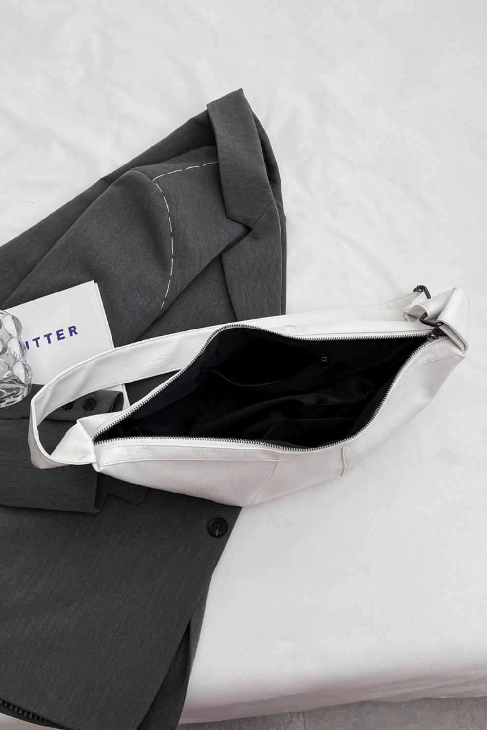 PU Leather Sling Bag - Premium handbags from Trendsi - Just $22.99! Shop now at Handbags Specialist Headquarter