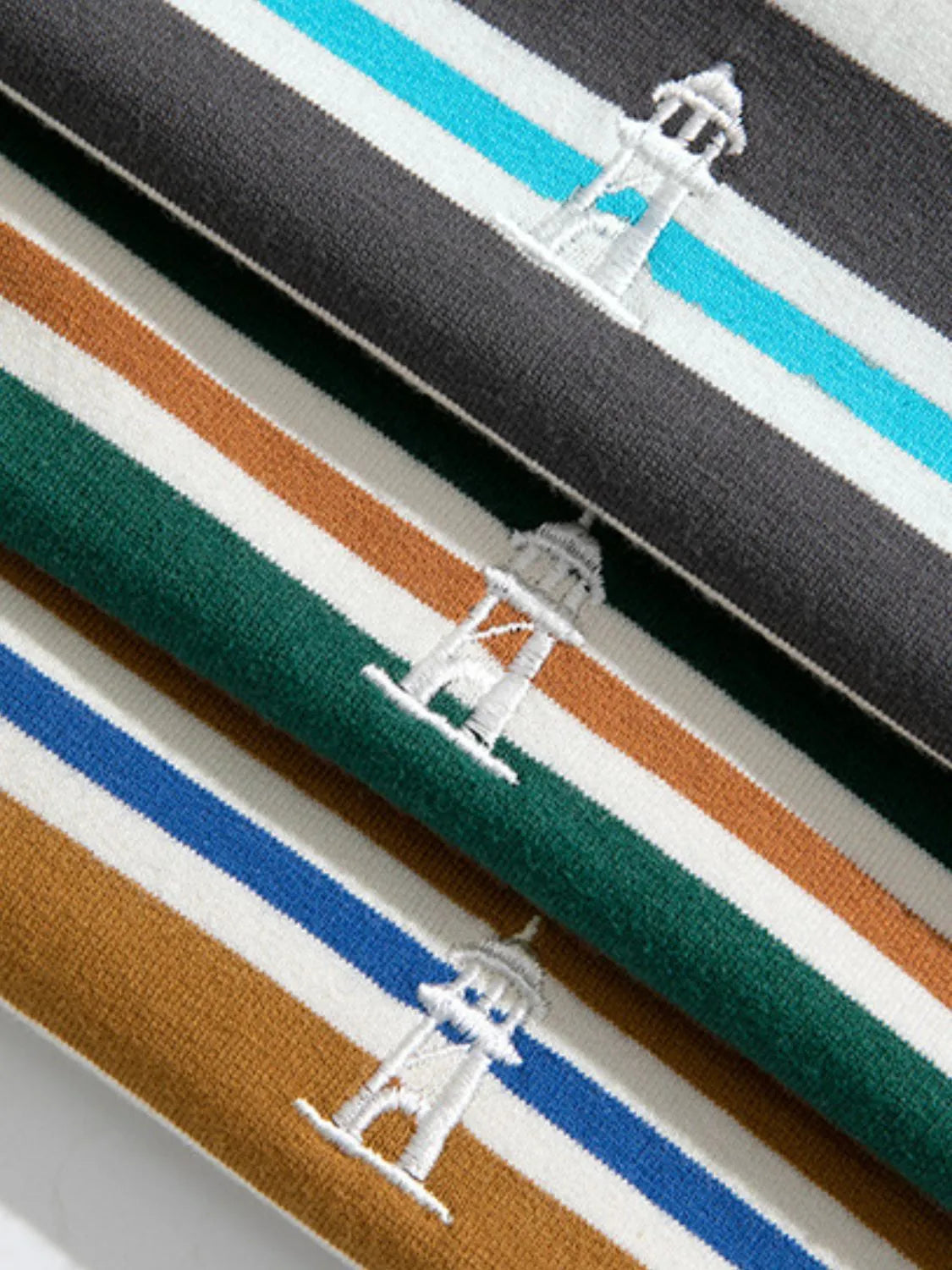 Men's Plus Size Basic style Round Neck Striped T-Shirt - Premium Men's T-Shirt from Trendsi - Just $33.99! Shop now at Handbags Specialist Headquarter