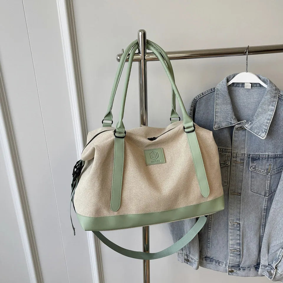 Contrast Travel Bag - Premium travel-bag from Trendsi - Just $44.99! Shop now at Handbags Specialist Headquarter