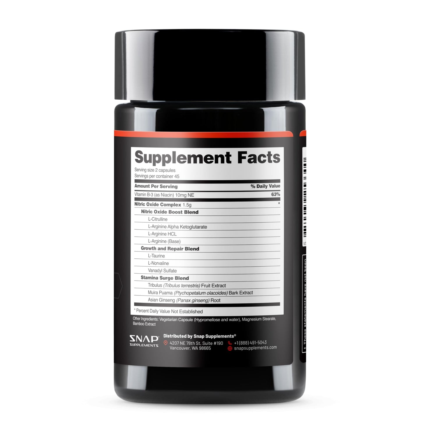 Snap Nitric Boost 90 Capsules