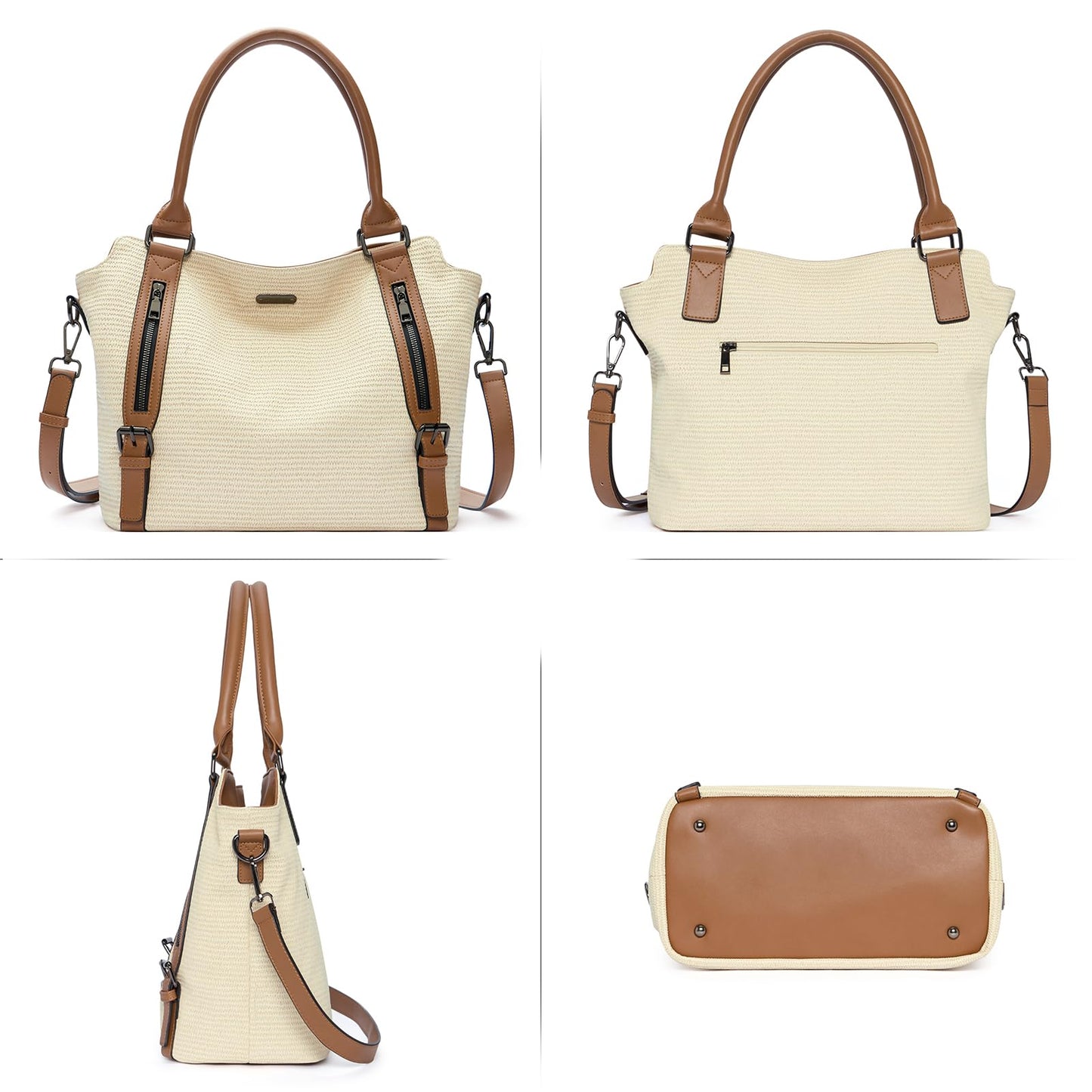 CLUCI Eco Luxe Vegan Leather Tote Bag