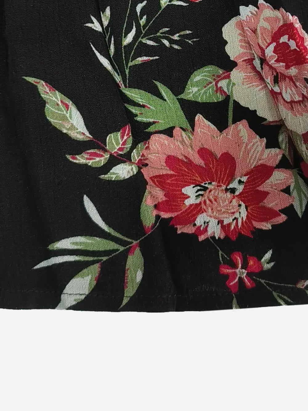 Plus Size Floral Flare Sleeve Dress - Premium Dresses from Trendsi - Just $53.99! Shop now at Handbags Specialist Headquarter