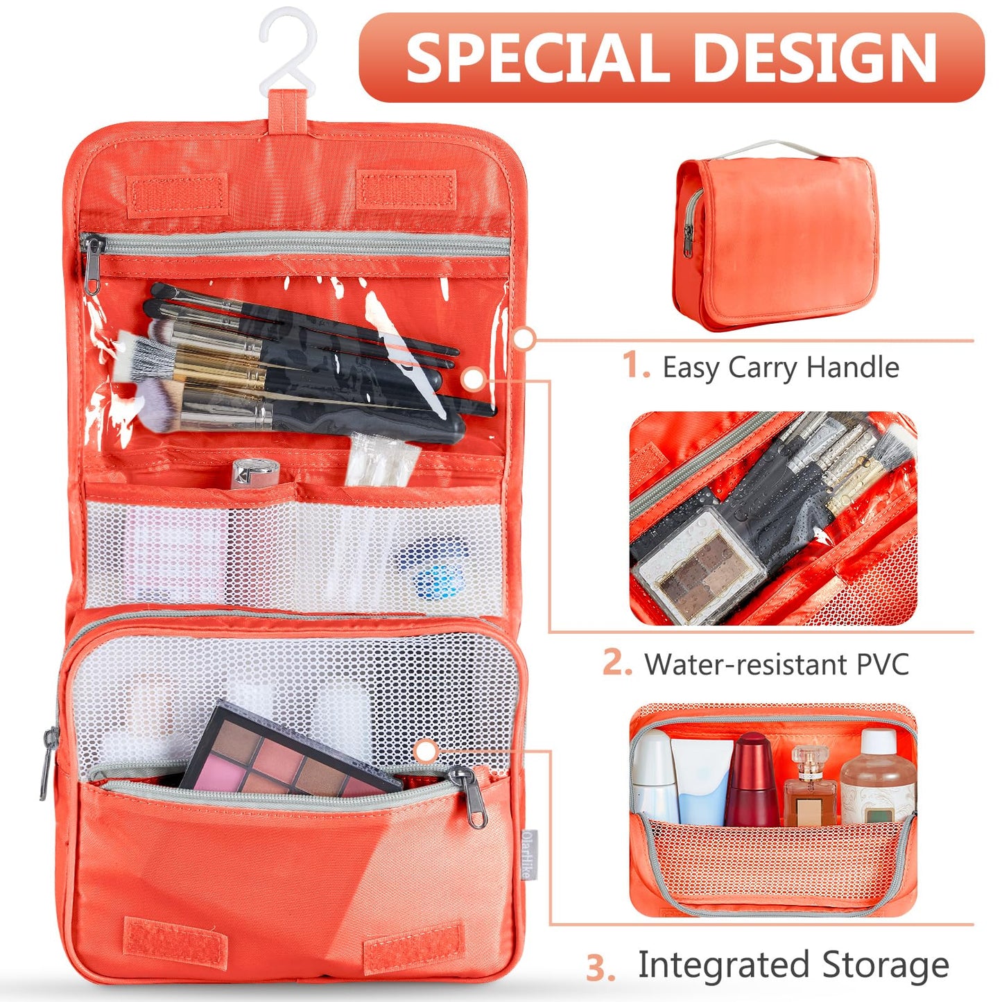 OlarHike Travel Cube Set - Cream Organizer & Gifts