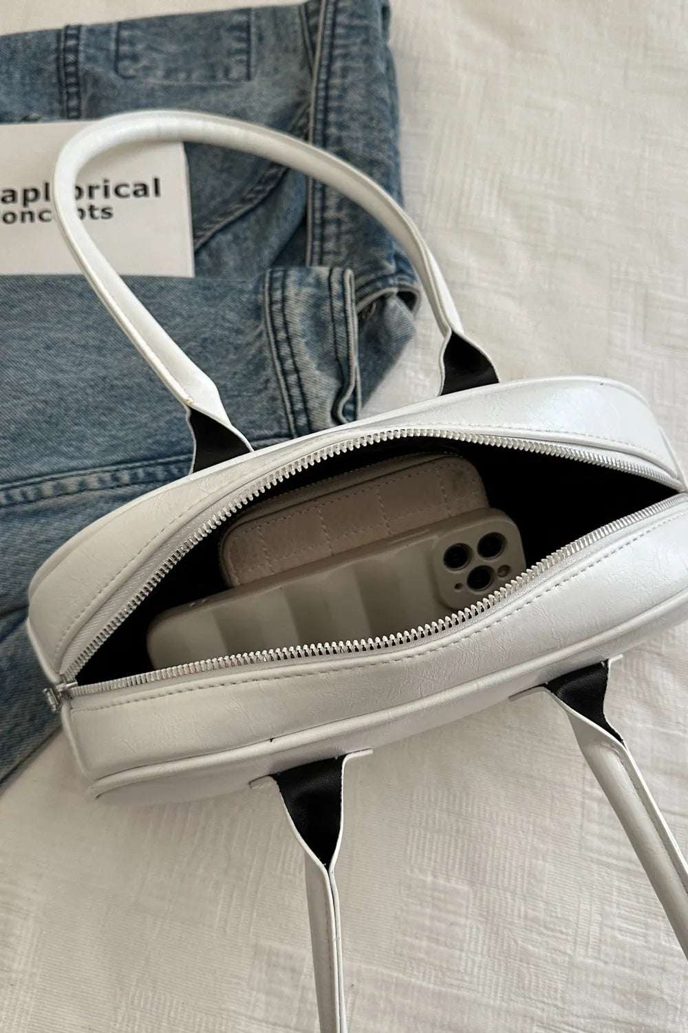 PU Leather Shoulder Bag - Premium Crossbody Bag from Trendsi - Just $18.99! Shop now at Handbags Specialist Headquarter