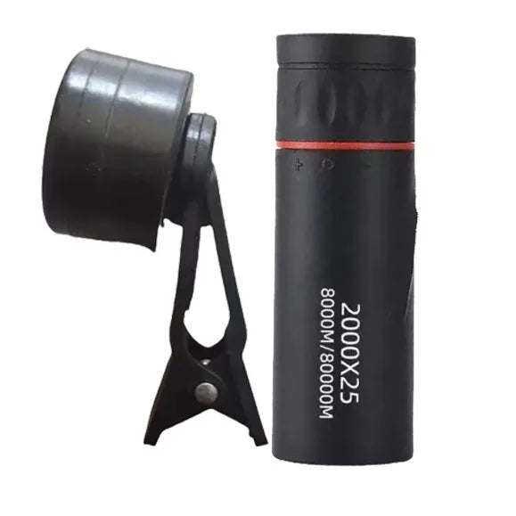 2000x25 HD Monocular Telescope Mini Portable Mobile Phone Telescope With Holder Outdoor Camping Hunting Birdwatching Telescopes - Premium from Shop1103847253 Store - Just $19.99! Shop now at Handbags Specialist Headquarter