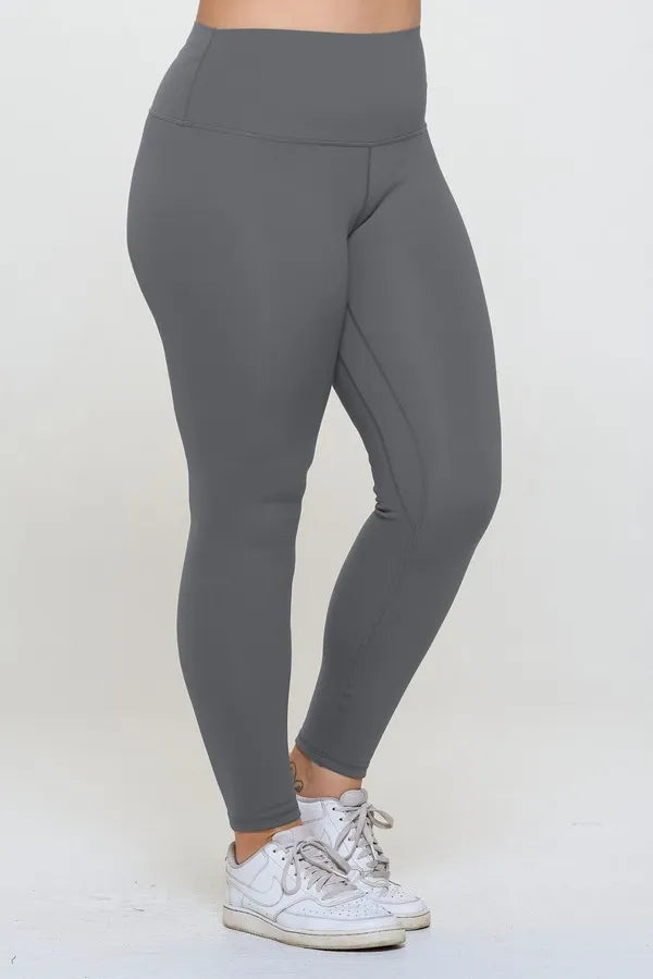 Yelete Full Size Fleece Lined High Waisted Leggings - Premium Leggings from Trendsi - Just $60.54! Shop now at Handbags Specialist Headquarter