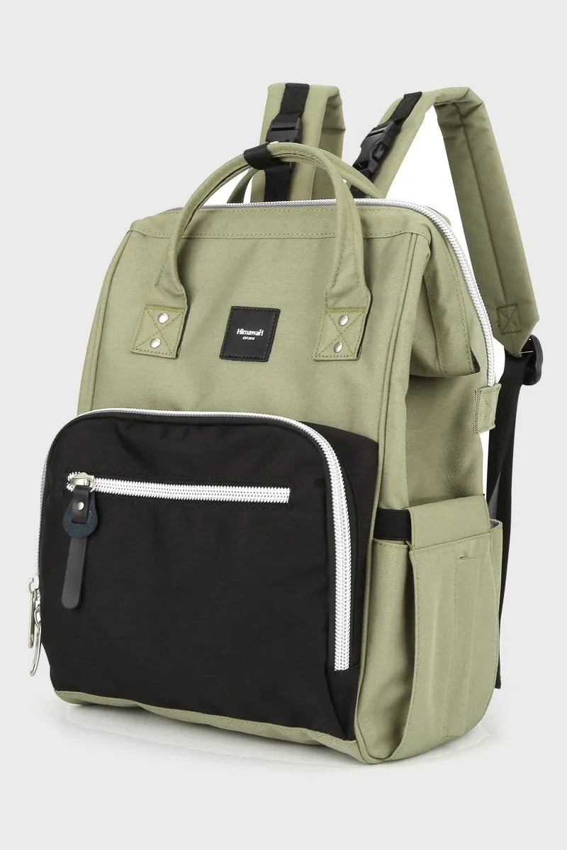 Himawari Waterproof Canvas Backpack Bag with Side Pockets - Premium Backpack Bags from Trendsi - Just $43.99! Shop now at Handbags Specialist Headquarter