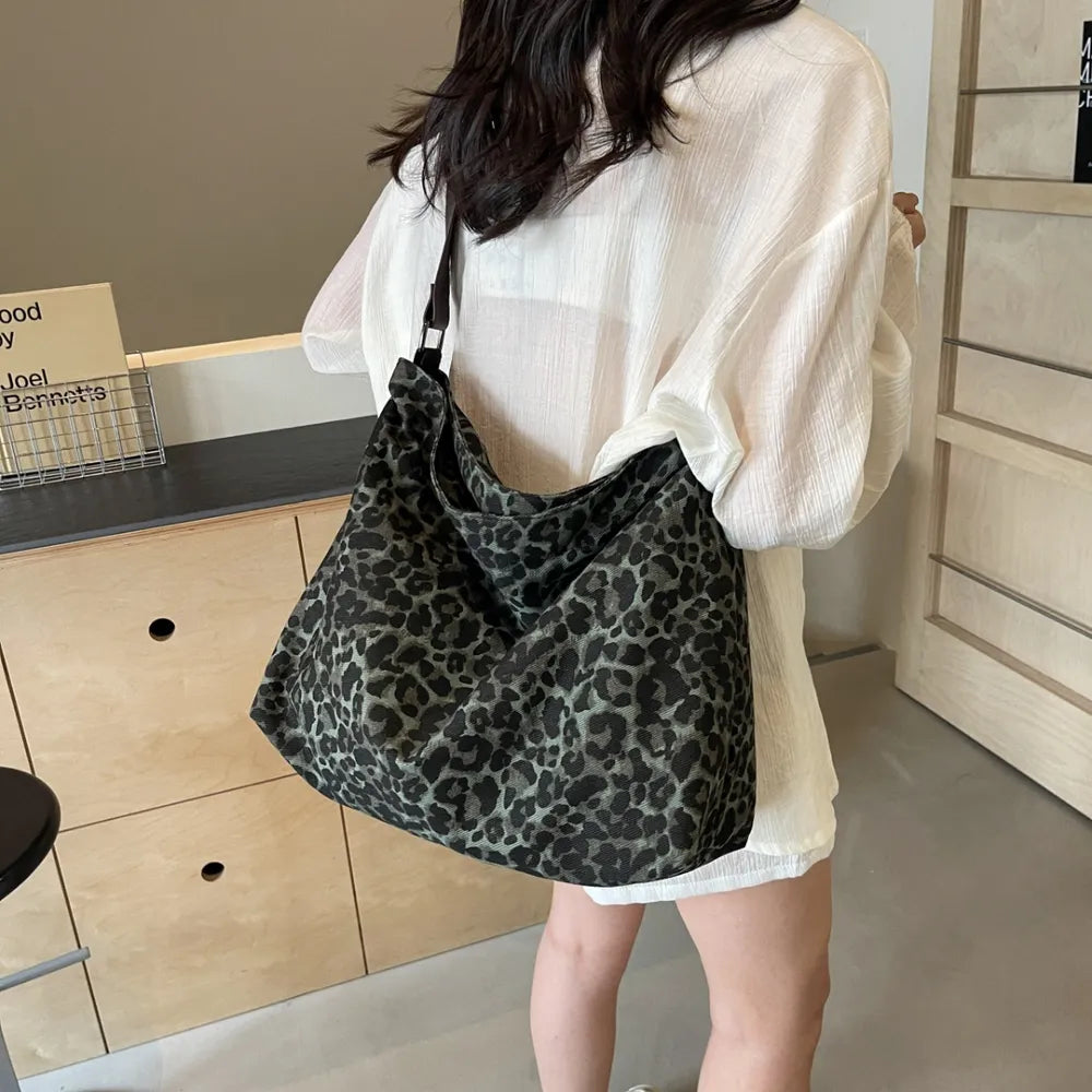 Leopard Adjustable Strap Tote Bag - Premium Tote Bag from Trendsi - Just $36.99! Shop now at Handbags Specialist Headquarter