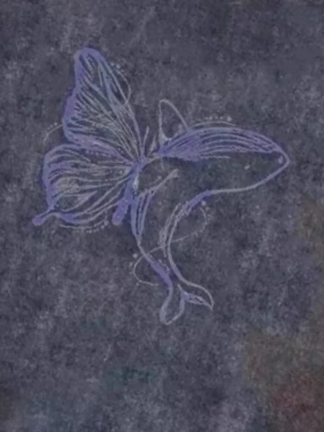 Men's Full Size Butterfly Round Neck T-Shirt Plus Size - Premium Men's T-Shirt from Trendsi - Just $21.99! Shop now at Handbags Specialist Headquarter