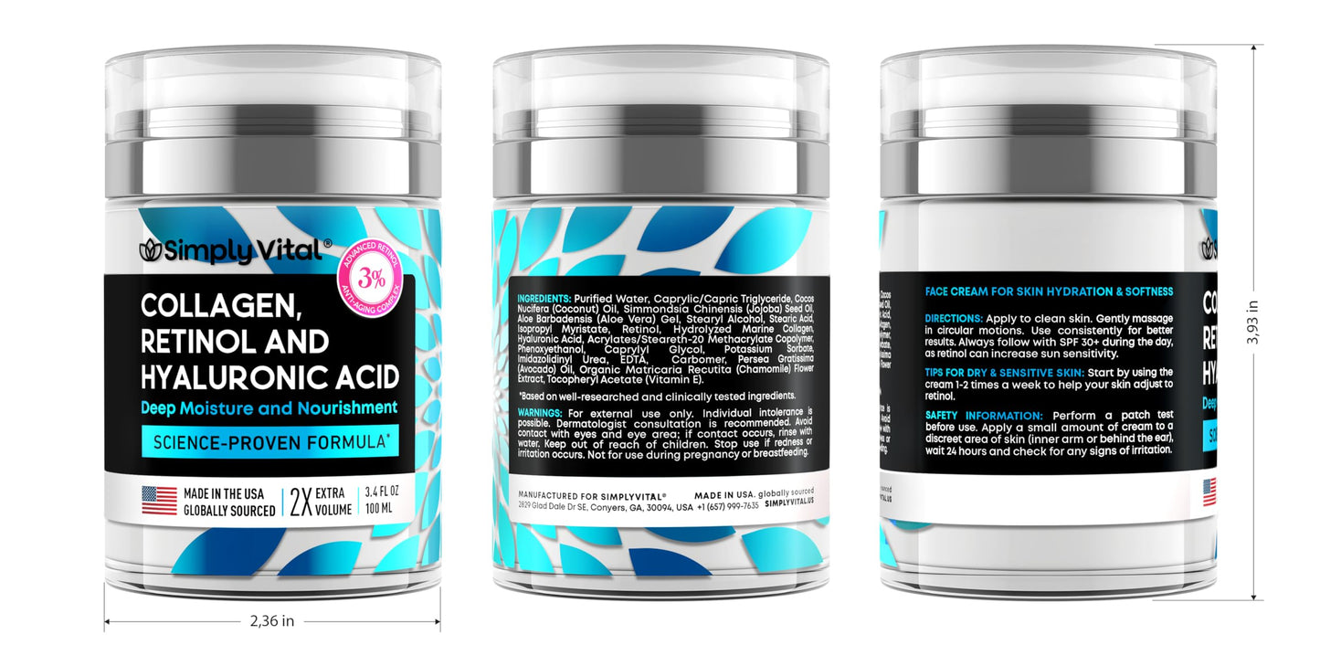 Vital Retinol Collagen Cream - Handbags Specialist Headquarter