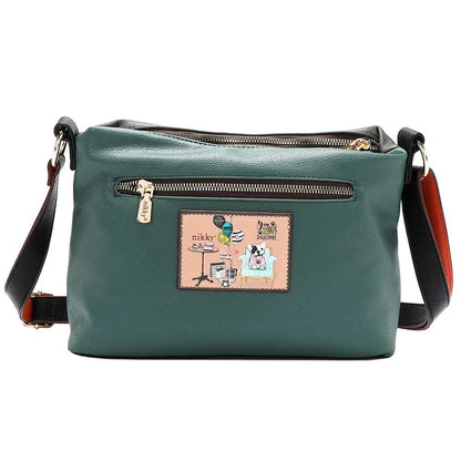 Nicole Lee USA Eco-Leather Adjustable Strap Crossbody Bag - Premium Crossbody Bag from Trendsi - Just $41.99! Shop now at Handbags Specialist Headquarter