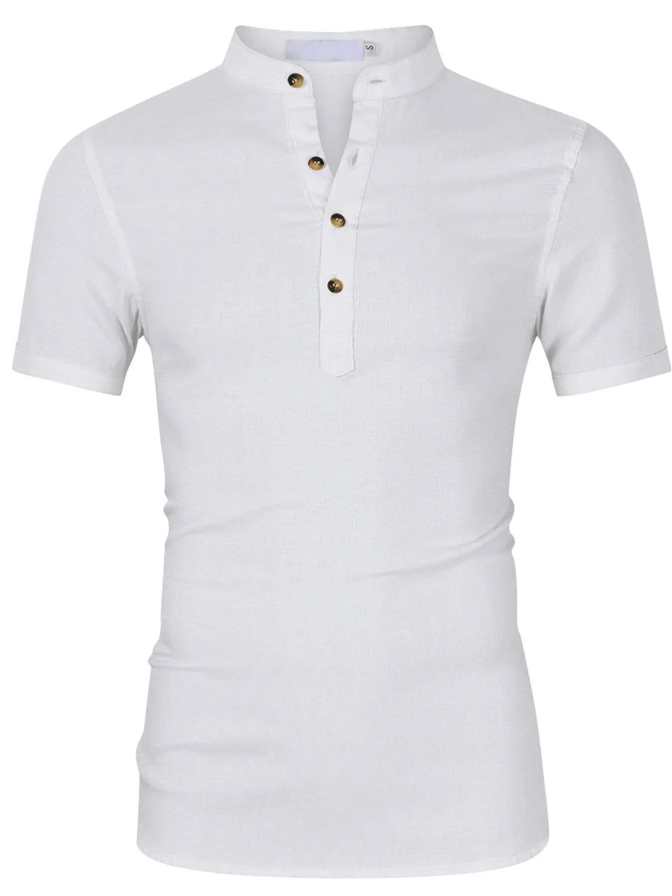 Men's Collar Neck Short Sleeve Polo Shirt - Premium Men's Polo shirt from Trendsi - Just $29.64! Shop now at Handbags Specialist Headquarter