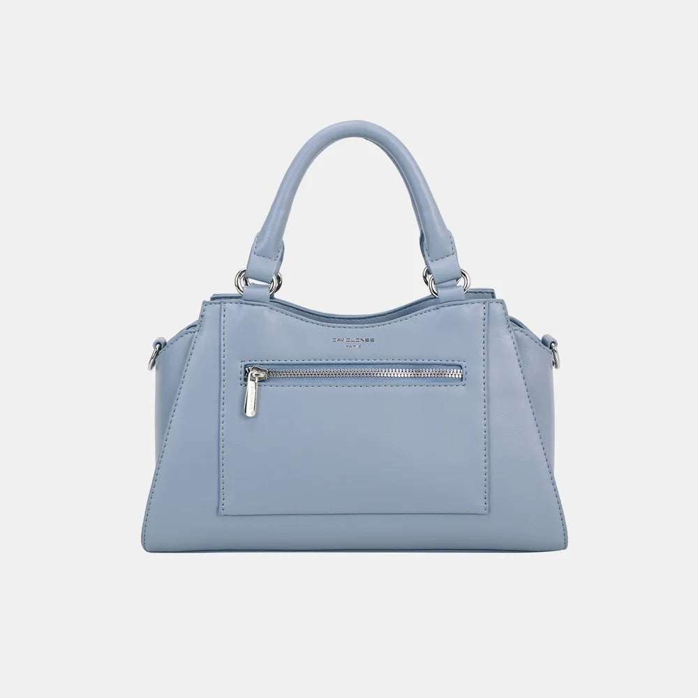 David Jones PU Leather Handbag - Premium Tote Bag from Trendsi - Just $43.99! Shop now at Handbags Specialist Headquarter