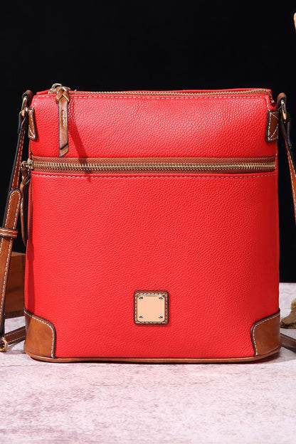 PU Leather Crossbody Bag - Premium handbags from Trendsi - Just $44.99! Shop now at Handbags Specialist Headquarter