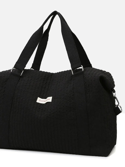 Texture Oxford Cloth Travel Bag - Premium travel-bag from Trendsi - Just $39.99! Shop now at Handbags Specialist Headquarter