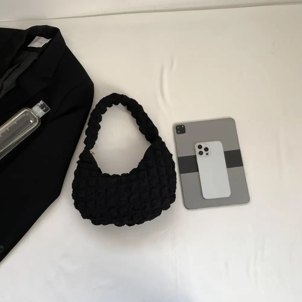 Small Texture Handbag - Premium Handbags from Trendsi - Just $14.99! Shop now at Handbags Specialist Headquarter