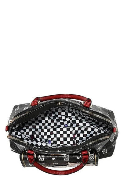 Nicole Lee USA Eco-Leather Cat Dome Bag - Premium Tote Bag from Trendsi - Just $52.99! Shop now at Handbags Specialist Headquarter