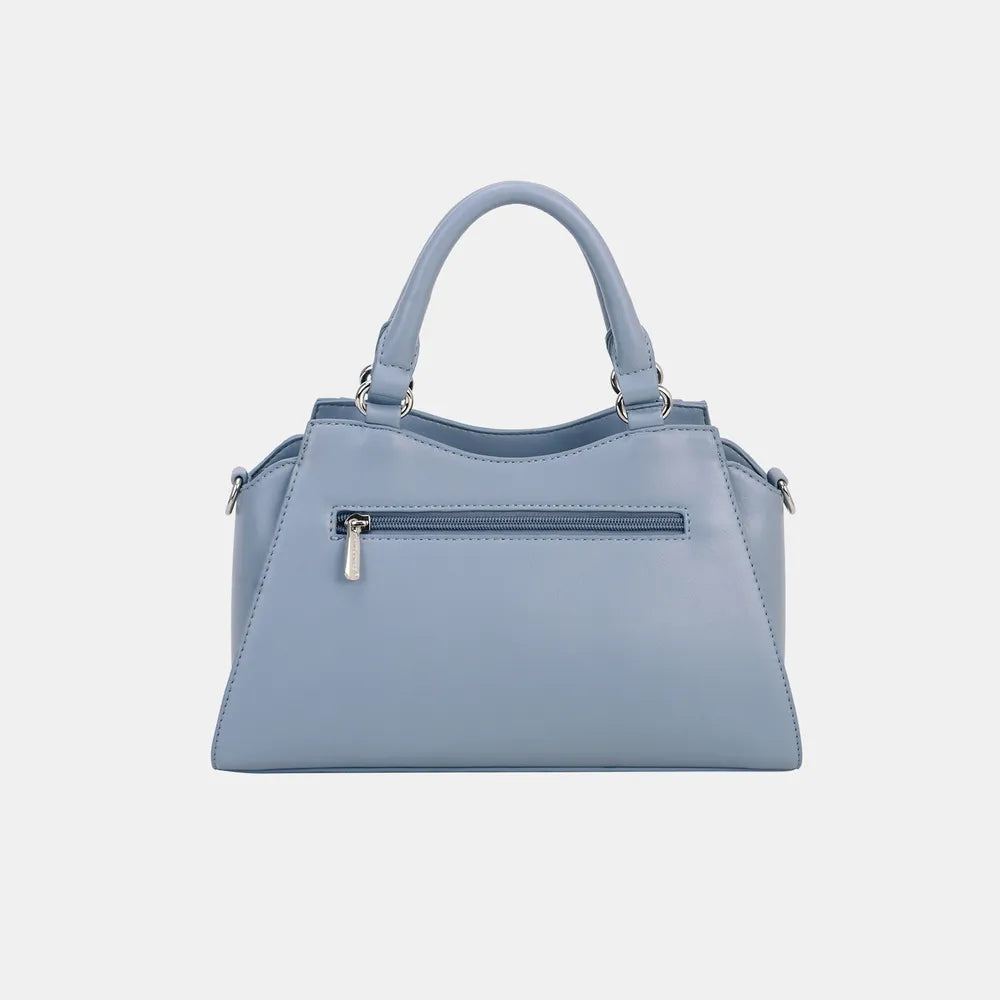 David Jones PU Leather Handbag - Premium Tote Bag from Trendsi - Just $43.99! Shop now at Handbags Specialist Headquarter