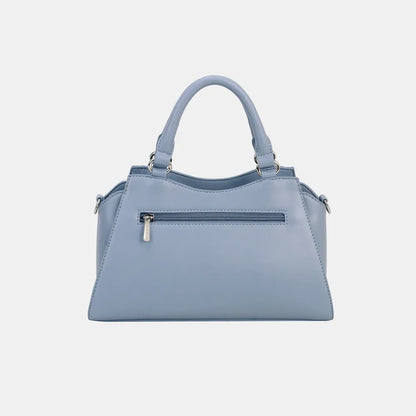David Jones PU Leather Handbag - Premium Tote Bag from Trendsi - Just $43.99! Shop now at Handbags Specialist Headquarter