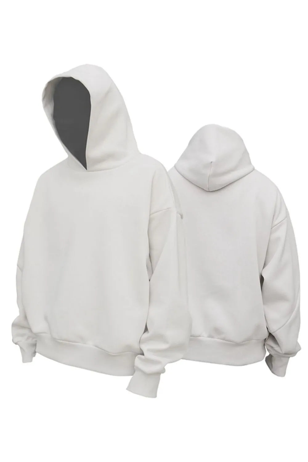 Men's Drop Shoulder Long Sleeve Hoodie - Premium Men's Sweatshirts from Trendsi - Just $87.32! Shop now at Handbags Specialist Headquarter