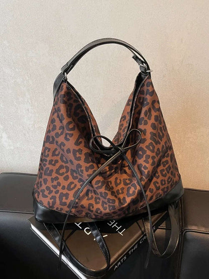 Leopard Dual Purpose Crossbody Bag - Premium Crossbody Bag from Trendsi - Just $19.99! Shop now at Handbags Specialist Headquarter