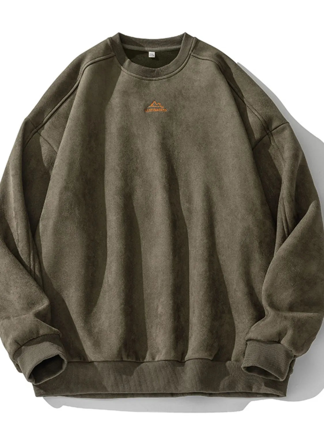 Men's Full Size Round Neck Long Sleeve Sweatshirt Plus Size - Premium Men's Sweatshirts from Trendsi - Just $52.48! Shop now at Handbags Specialist Headquarter