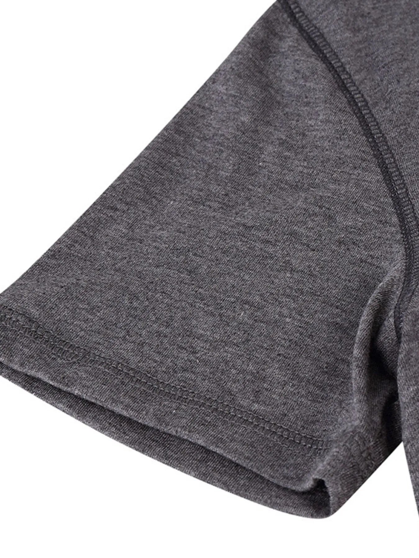 Men's Henley Short Sleeve Polo Top - Premium Men's Polo shirt from Trendsi - Just $30.14! Shop now at Handbags Specialist Headquarter