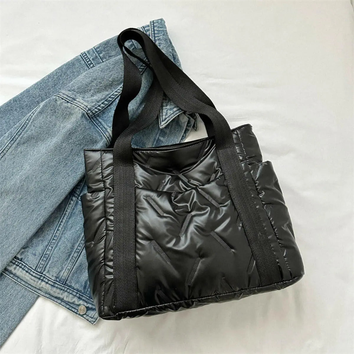 Polyester Tote Bag with Zipper.
