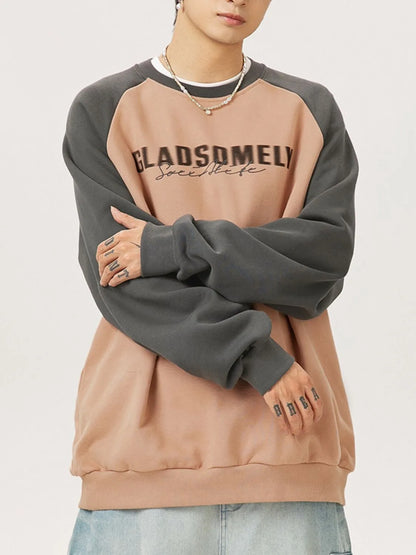 Men's Letter Graphic Round Neck Long Sleeve Sweatshirt - Premium Men's Sweatshirts from Trendsi - Just $24.52! Shop now at Handbags Specialist Headquarter
