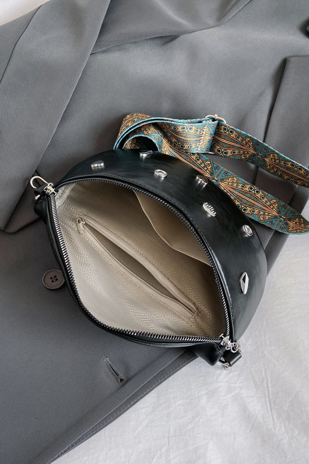 PU Leather Sling Bag - Premium Crossbody Bag from Trendsi - Just $26.99! Shop now at Handbags Specialist Headquarter