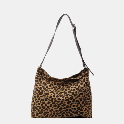 Leopard Adjustable Strap Tote Bag - Premium Tote Bag from Trendsi - Just $36.99! Shop now at Handbags Specialist Headquarter