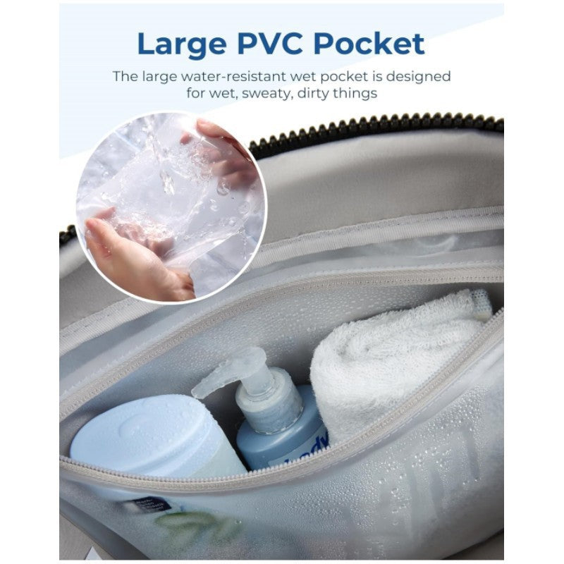 Travel bag large capacity luggage bag sports and fitness bag with toiletries bag compartment shoulder bag - Premium Weekender Bag from eprolo - Just $36.99! Shop now at Handbags Specialist Headquarter