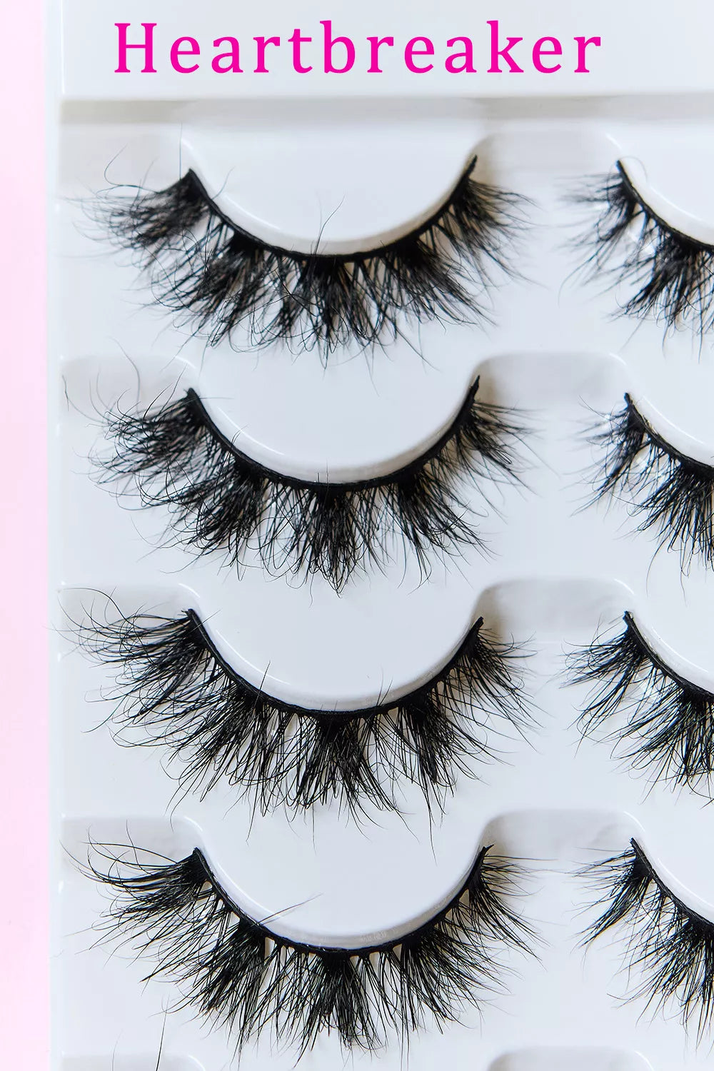 SO PINK BEAUTY Mink Eyelashes 5 Pairs - Premium Sleepwear from Trendsi - Just $24.99! Shop now at Handbags Specialist Headquarter