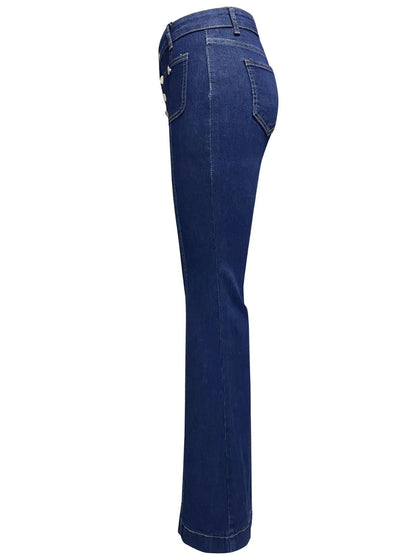 Flare Jeans with Pockets - Premium Women / Jeans & Denim from Trendsi - Just $35.10! Shop now at Handbags Specialist Headquarter