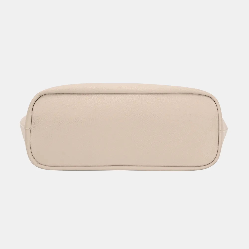 David Jones PU Leather Tote Bag - Premium Tote Bag from Trendsi - Just $43.99! Shop now at Handbags Specialist Headquarter