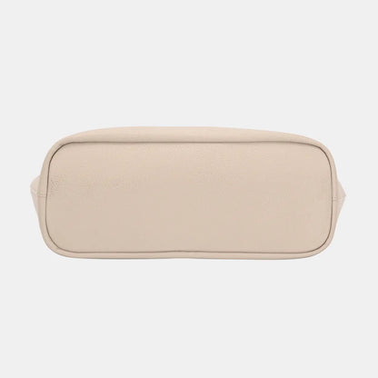 David Jones PU Leather Tote Bag - Premium Tote Bag from Trendsi - Just $43.99! Shop now at Handbags Specialist Headquarter