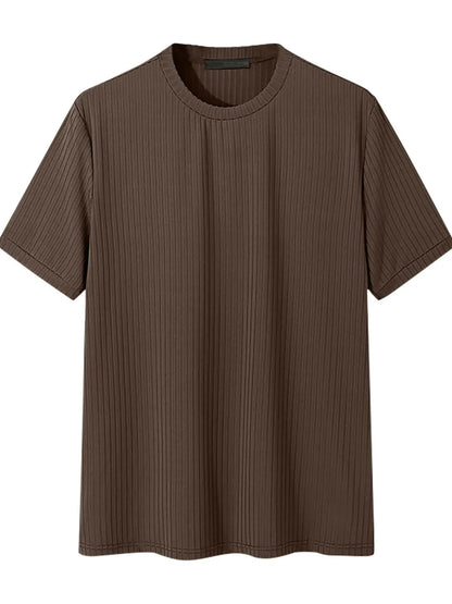 Men's Full Size Round Neck Short Sleeve T-Shirt Plus Size - Premium Men's Shirts from Trendsi - Just $29.54! Shop now at Handbags Specialist Headquarter