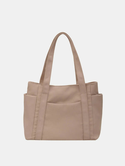 Oxford Cloth Tote Bag with Zipper.