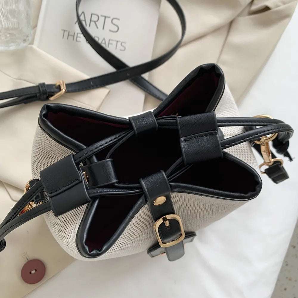 Straw Braided Adjustable Strap Crossbody Bag - Premium Crossbody Bag from Trendsi - Just $38.99! Shop now at Handbags Specialist Headquarter