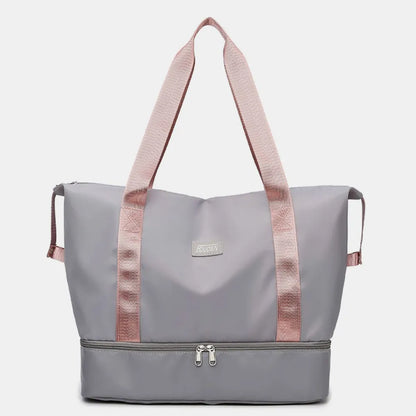 Multi Pocket Nylon Travel Bag - Premium travel-bag from Trendsi - Just $39.99! Shop now at Handbags Specialist Headquarter