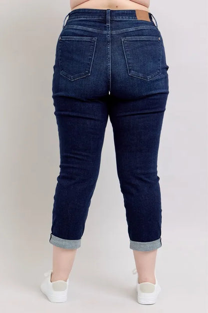Judy Blue Full Size High Waist Boyfriend Jeans Plus Size - Premium Women / Jeans & Denim from Trendsi - Just $61.99! Shop now at Handbags Specialist Headquarter