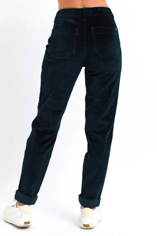 Judy Blue Full Size High Waist Corduroy Cuffed Jogger Plus Size - Premium  from Trendsi - Just $59.99! Shop now at Handbags Specialist Headquarter