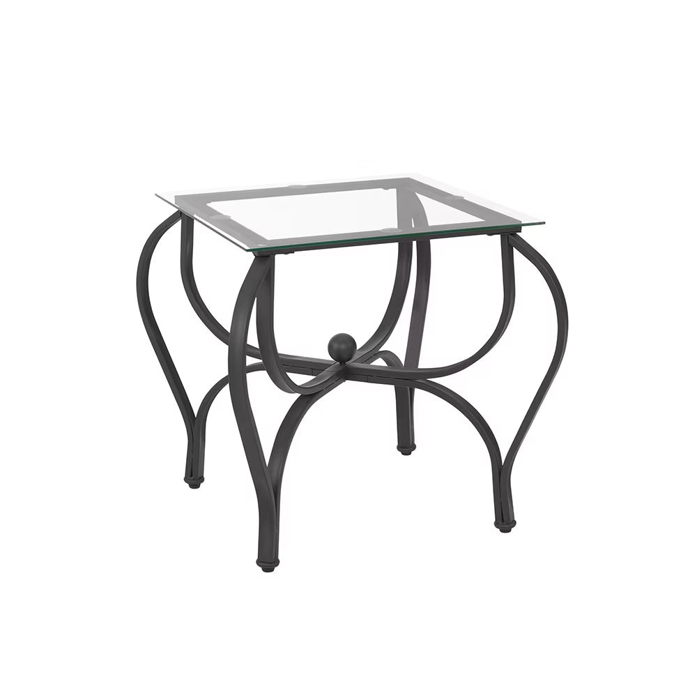 TriGlass Chic: Sleek 3-Piece Coffee Table Set